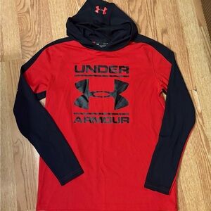 Under Armour Black and Red Pullover